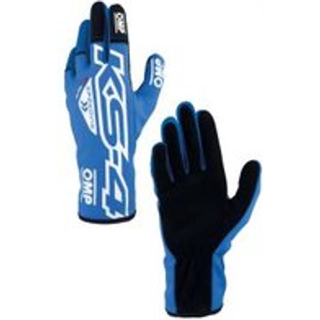 OMP KS-4 Kart Gloves - Colour: Blue, Size: XXXXXS