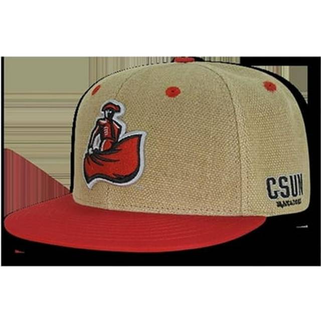 W Republic Apparel 1019-166-RED CSUN Heavy Jute Snapback, Red