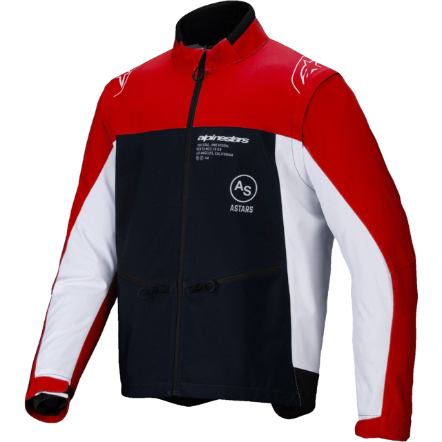 Alpinestars Lite-Dura Softshell Endurojacka Svart-Ljusröd-Vit S