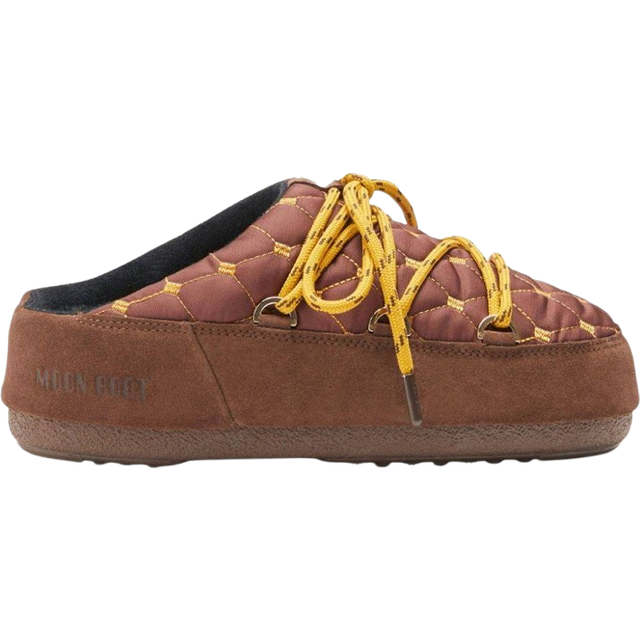 Moon Boot, Mules, female, Brown, 4 UK, Quilted Logo Mules Sandals