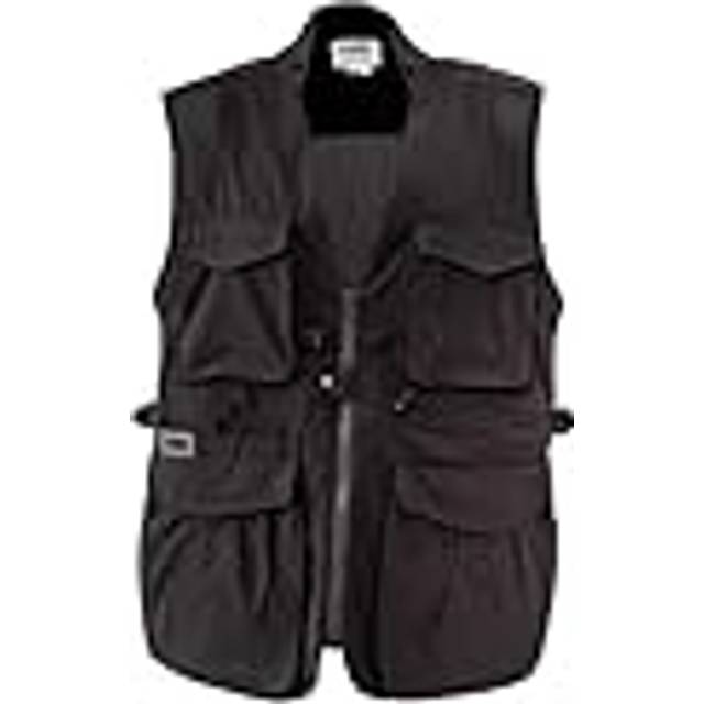 Domke PhoTOGS Vest with 100 Percent Cotton, 12 Pockets and Padded Collar in Black - One Size