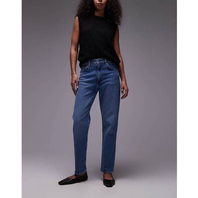 ARKET – Jade – Stretchiga jeans i mörkblå tvätt med smala ben