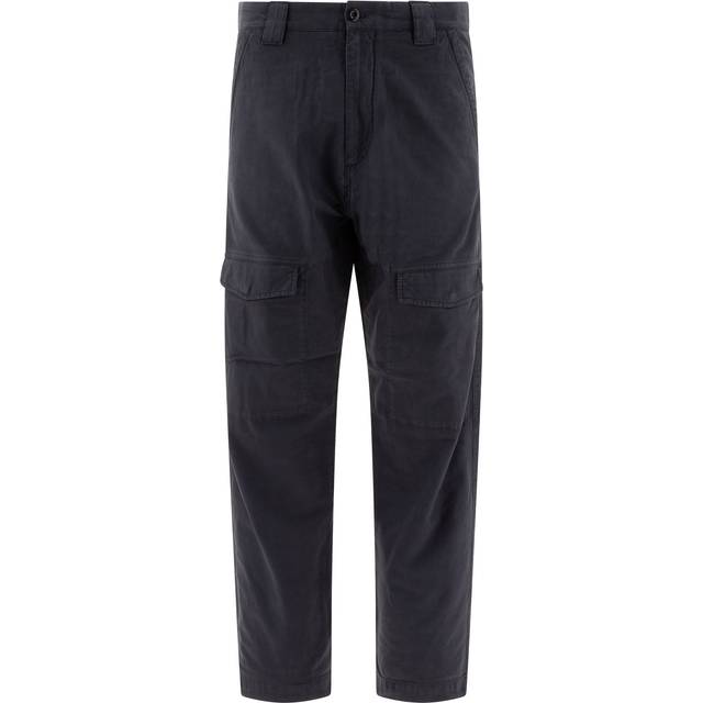 C.p. Company Men&#39;s &#34;ottoman Stretch Emerized&#34; Trousers in Blue | Size 54 | 17CMPA260A006405G995 (54)