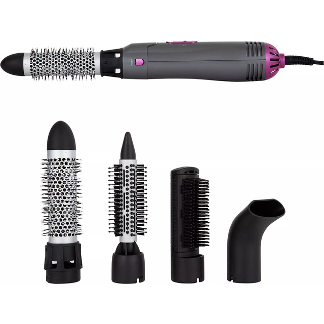 Carmen Neon 4 in 1 Hot Air Styler Graphite/ Pink UK Plug