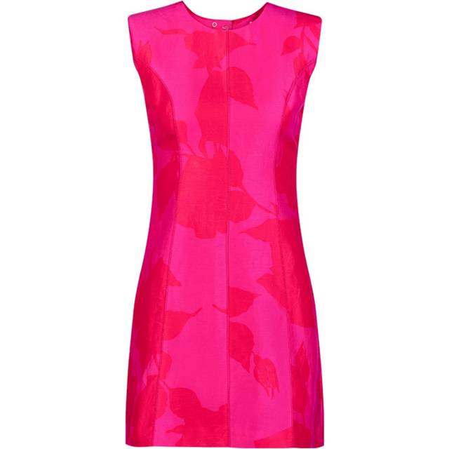 Aje - Cove Pendant dress - women - Linen/Flax/Viscose - 6 - Pink