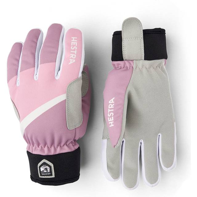 Hestra Kid's Tracker Junior 5 Finger Handskar Barn Storlek 3 Färg grå
