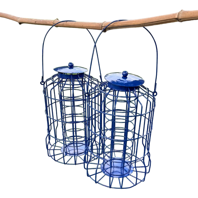 Squirrel Proof Hanging Suet Fatball Bird Feeder (Set of 2)