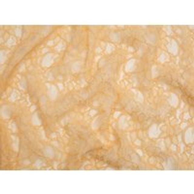 Chantilly Corded Lace Fabric Light Gold