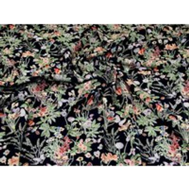 Linen Viscose Blend Fabric Navy