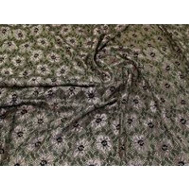 Deadstock Glitter Satin Lace Fabric Rose