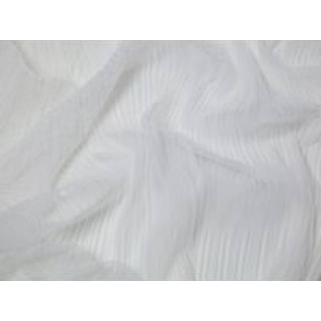 Minerva Core Range Dolce Vita Pleated Tulle Net Fabric White