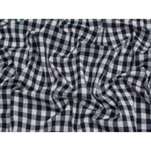 Minerva Core Range 3/8 inch 100% Cotton Gingham Fabric Navy Blue