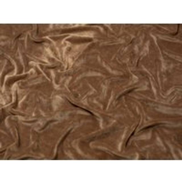 Minerva Core Range Polyester Velour Stretch Knit Fabric Beige