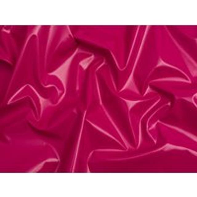 Minerva Core Range Glossy PVC Vinyl Fabric Cerise Pink