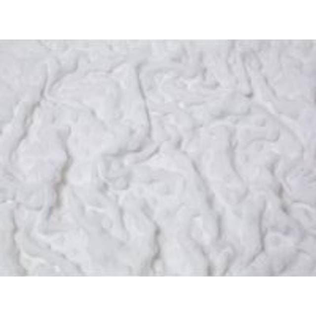 Minerva Core Range Heavy Embossed Dimple Plush Fleece Fabric White