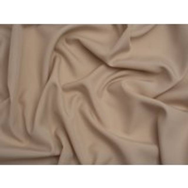 Minerva Core Range Soft Touch Crepe Fabric Stone