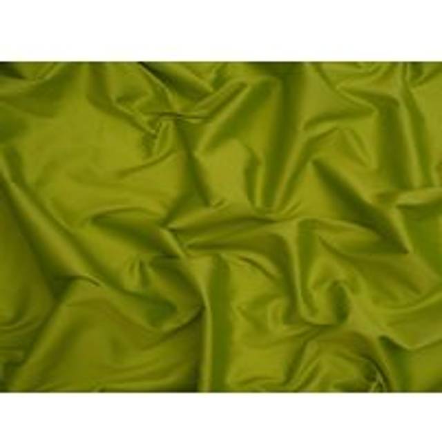 Minerva Core Range Faux Silk Effect Taffeta Fabric Lime Green