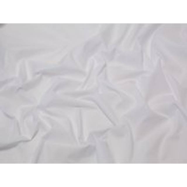Minerva Core Range Poly Cotton Poplin Fabric White