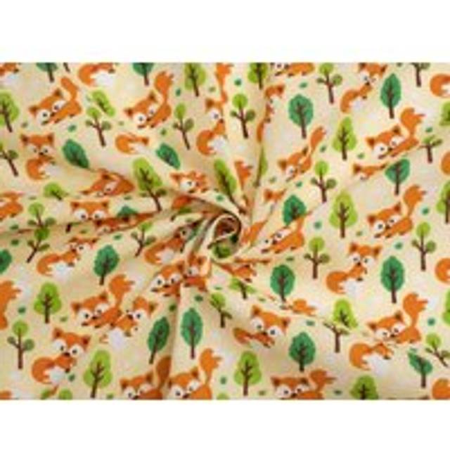Printed Polycotton Fabric Lemon