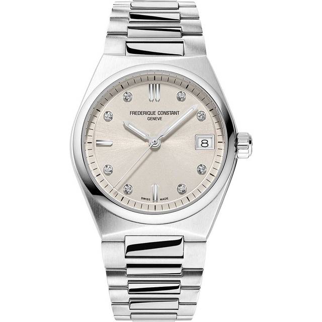 Frederique Constant FC-240BGD2NH6B Damenuhr Highlife Ladies Quartz 8 Diamonds Set 31mm 5ATM