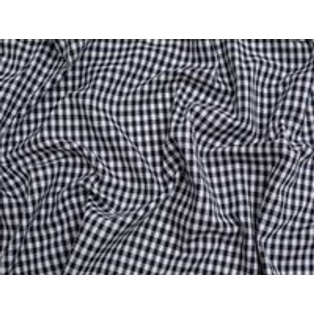 Minerva Core Range 1/4 inch 100% Cotton Gingham Fabric Navy Blue