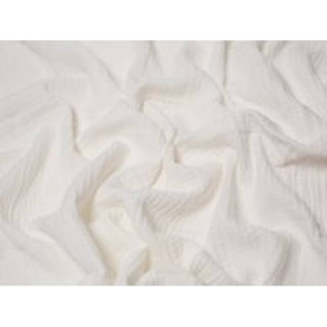 Minerva Core Range Cotton Double Gauze Fabric Ivory