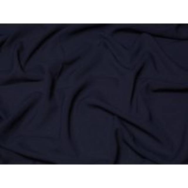 Minerva Core Range Single Georgette Fabric Navy Blue