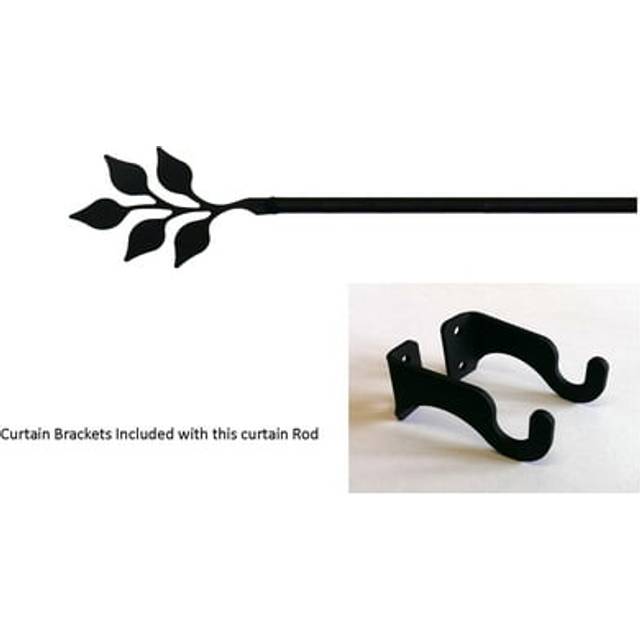 Leaf Curtain Rod - SM   (Hardware is INCLUDED)   (Hardware is INCLUDED)