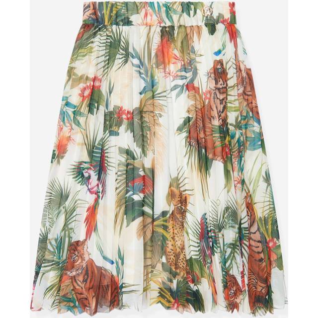 Roberto Cavalli, Skirts, female, Multicolor, 10 Y, Silk Botany Skirt