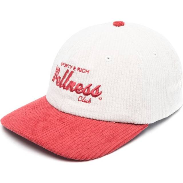 Sporty & Rich - embroidered-logo twill cap - unisex - Cotton - One Size - White