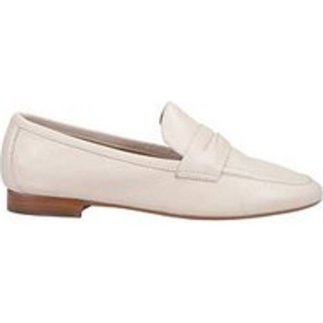 Women's Dune Gianetta Leather Women's Ecru Loafers - Tan - Size: 7