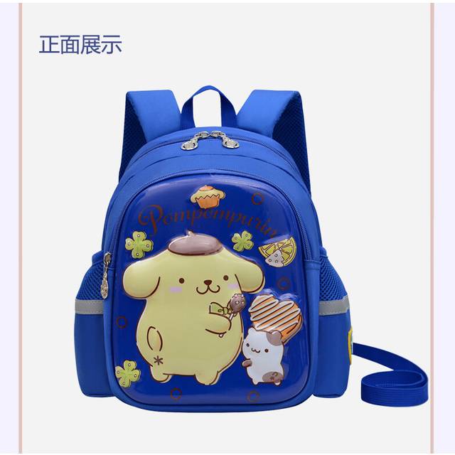(Pudding Dog Blue) Cute Stylish And Kids Backpack With Durable Nylon Material For Ages 3 To 7