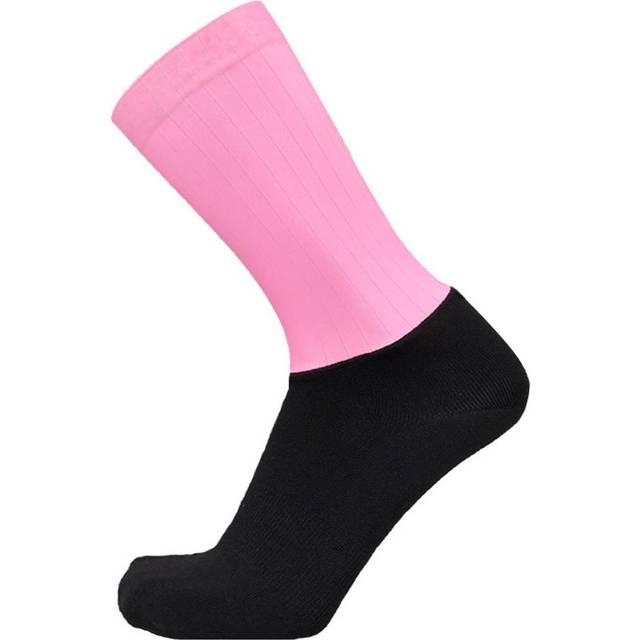 Summer Professional Cykelstrumpor Anti-halk andas strumpor Aero Socks Stripe