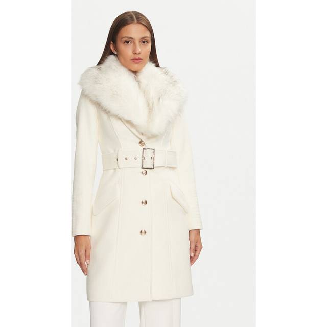 Marciano Guess Marciano Wool Blend Coat - White - 46