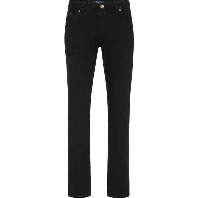Billionaire - Super Straight Cut jeans - men - Polyester/Elastane/Cotton/Cotton - 30 - Black