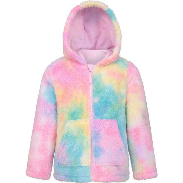 (11-12 Years, Bright Pink) Mountain Warehouse Childrens/Kids Cosy Rainbow Full Zip Hoodie