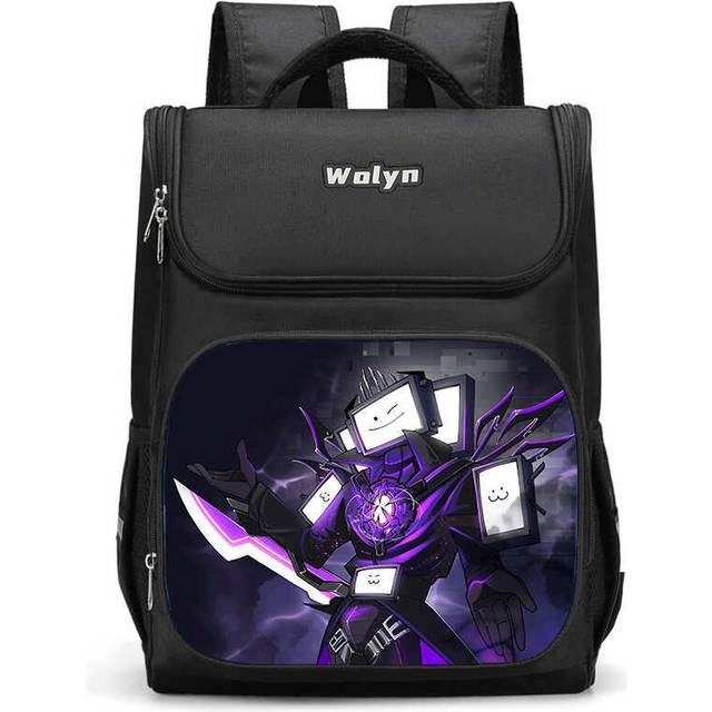 (Style R, Small) Cloth Trendy Oxford Backpack For Elementary School Students Large Capacity Design