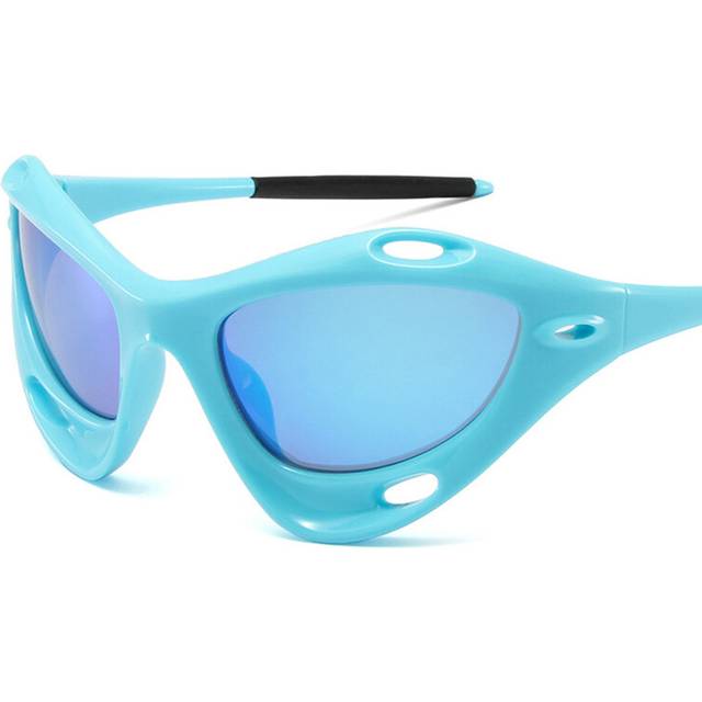 (9) Oversized Trends Y2k Sunglasses Women Men  Sport Sun Glasses Gothic Punk Shades Eyeglasses Uv400 De Sol Oculos