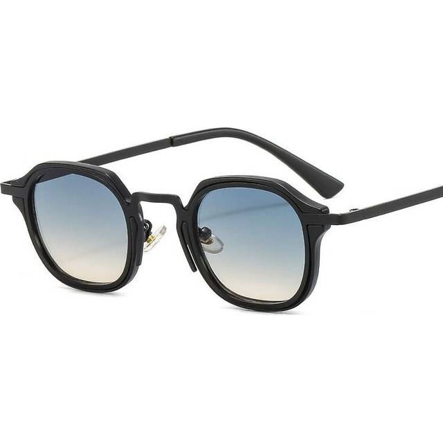 (C7) UV400 Protection Small Square Sunglasses Retro Metal Frame Y2K Driving Sun Glasses Punk Shades for Women & Men