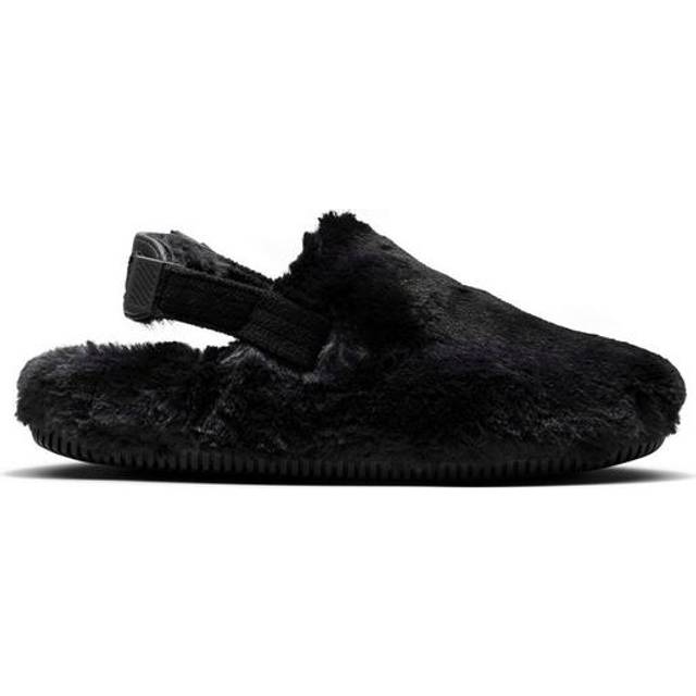 (WMNS) Nike Calm Mule 'Black Fur' FZ3119-001 - Black/Black - 7