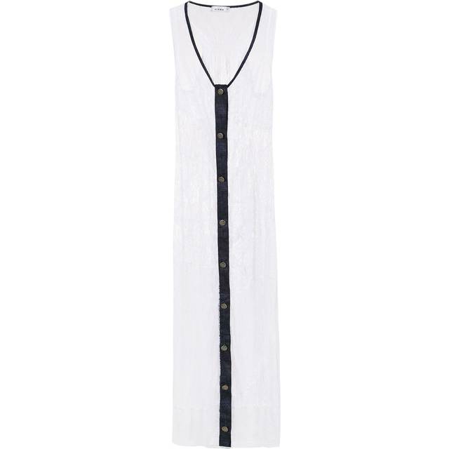 Amir Slama - lace beach dress - women - Cotton - M - White