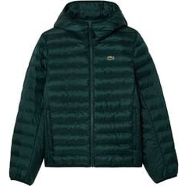 Lacoste, Jacka, Herr, M, Polyester, Grön Textil Lacoste Pufferjacka för Män - green (M)