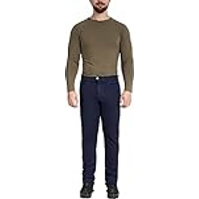 Slim Fit Denim Jeans - Classic Cotton Stretch Trousers with Zip Fly - Indigo - 30