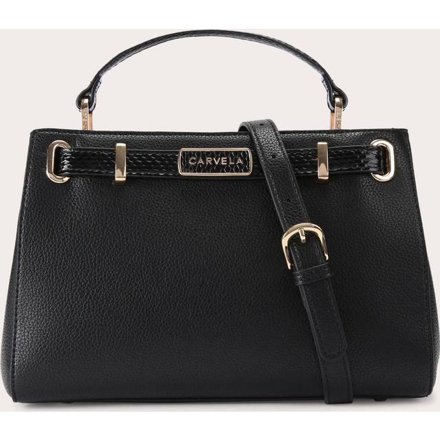 Carvela Womens Violet Belted Midi Bag - Black - One Size