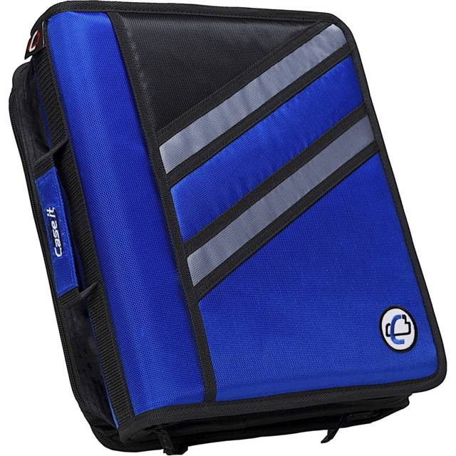 The Z Zippered Binder, D-Ring, 1.5 in. - Blue