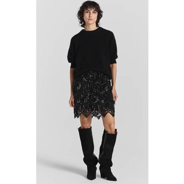 TWIST & TANGO Melvina Sequin Skirt |Svart |38