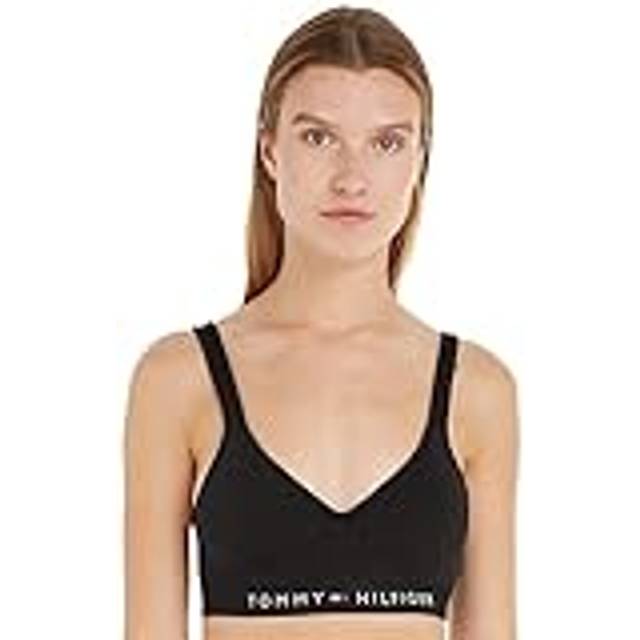 Tommy Hilfiger for woman. UW0UW04612 Bralette Bra with Black Underwire (XS), Homewear, Organic Cotton, Sustainable