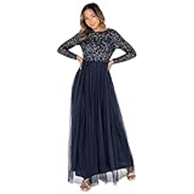 Maya Deluxe Embellished Sequin Maxi Dress