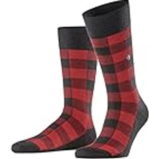 Football Socks Burlington Buffalo Check - Noir - 40/46