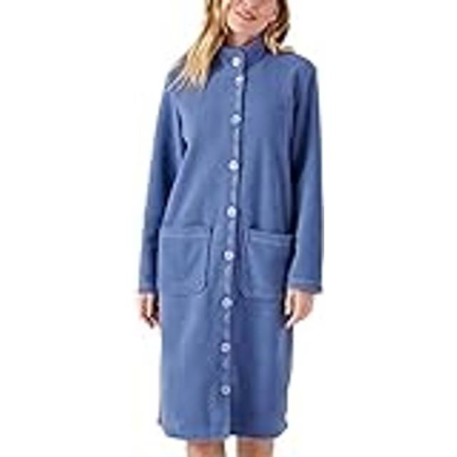 Thermolactyl Fleece Dressing Gown - Blue - 22/24